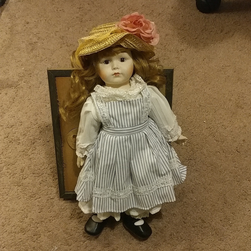 Vintage Porcelain Doll
